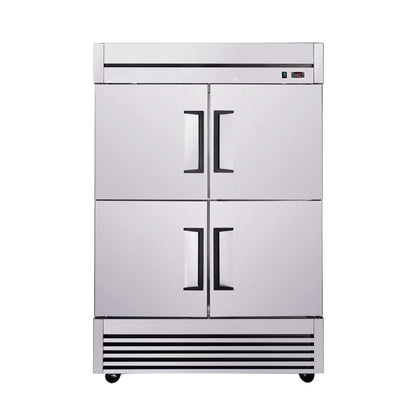 54-Inch 49 Cu.Ft Commercial 6-Shelves Stainless Steel Reach-In Freezer