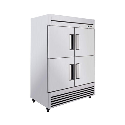 54-Inch 49 Cu.Ft Commercial 6-Shelves Stainless Steel Reach-In Freezer