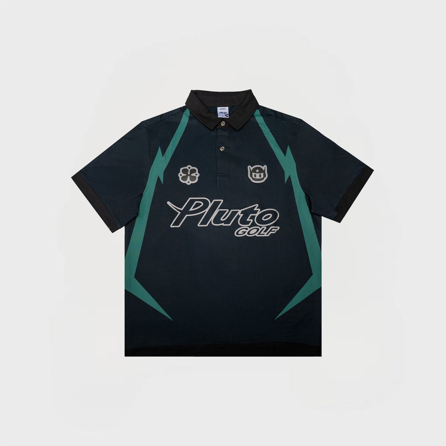 TEAM PLUTO POLO | MIDNIGHT GREEN