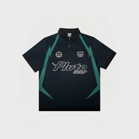 TEAM PLUTO POLO | MIDNIGHT GREEN