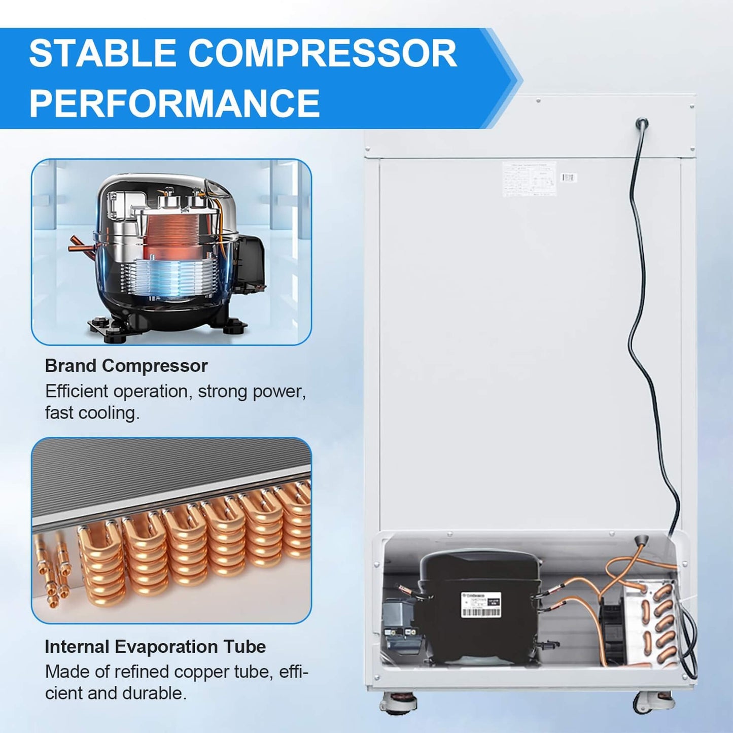 58L Ultra-Low Temperature Laboratory Freezer with Precision Cooling