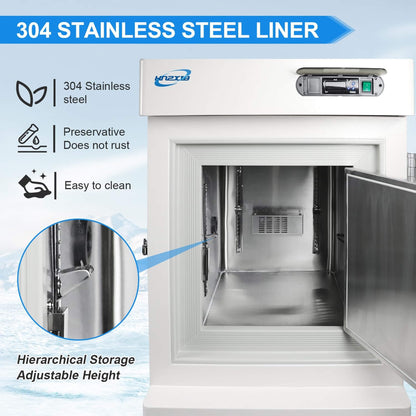 58L Ultra-Low Temperature Laboratory Freezer with Precision Cooling