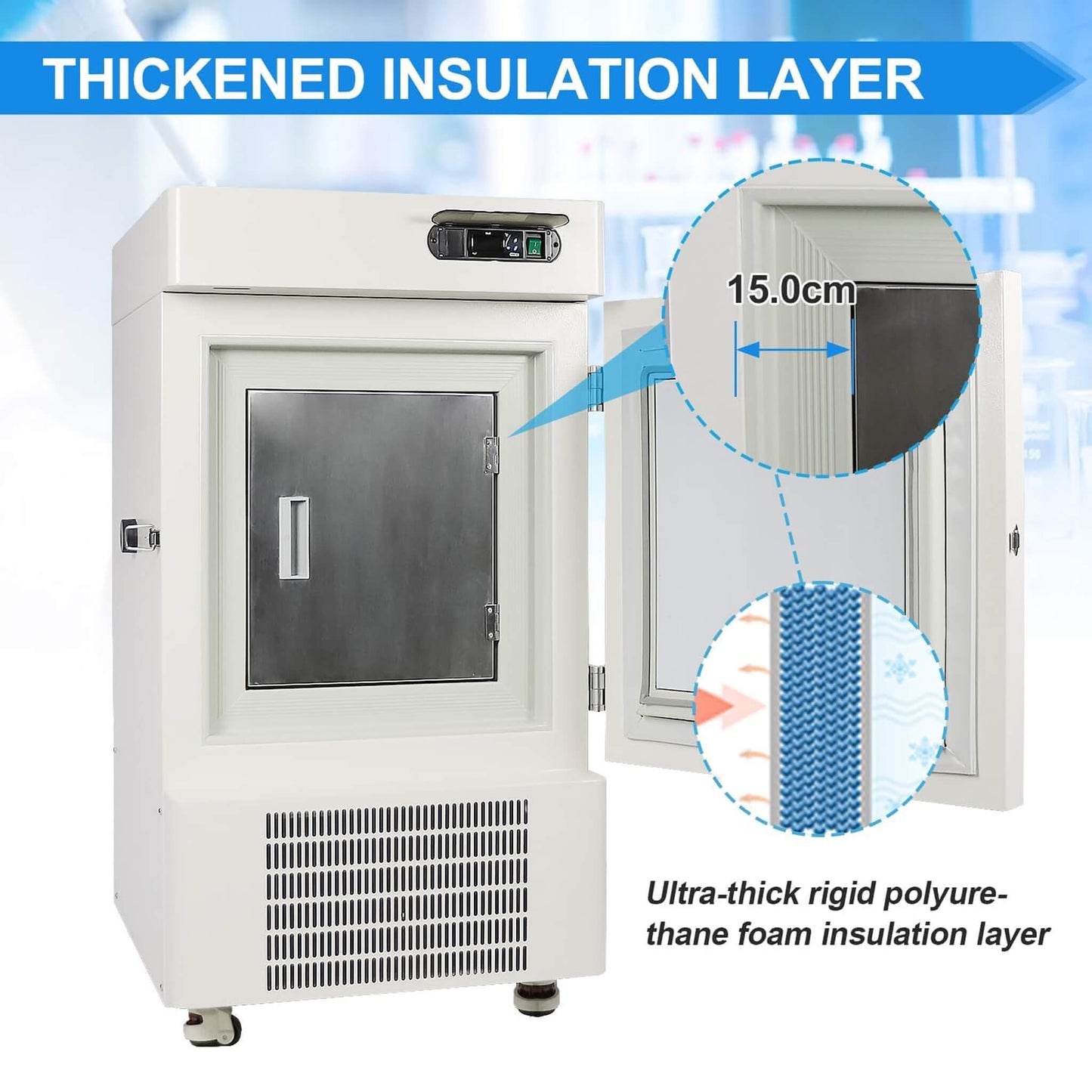 58L Ultra-Low Temperature Laboratory Freezer with Precision Cooling