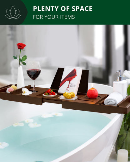 Bathtub Caddy Tray, Brown