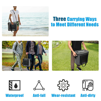 Portable Cooler Bag Leak-Proof Insulated Water-Resistant for Camping