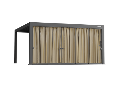 Curtain for Glass Door for FlexPatio Pergola