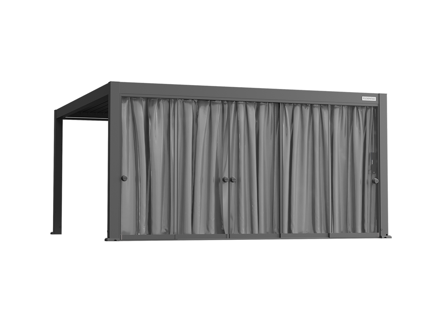 Curtain for Glass Door for FlexPatio Pergola