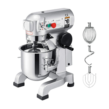 600W Commercial Dough Kneader Bakery Mixer Machine 15QT