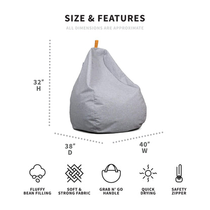 Tuft Bean Bag Chair