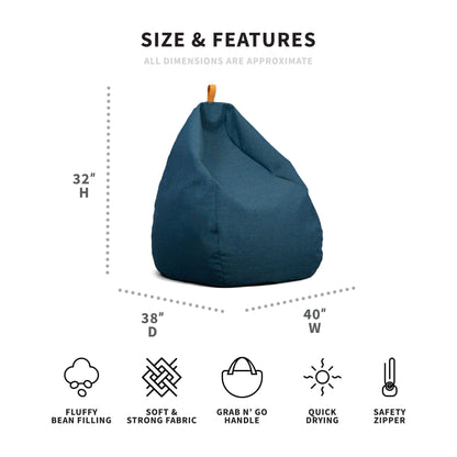 Tuft Bean Bag Chair
