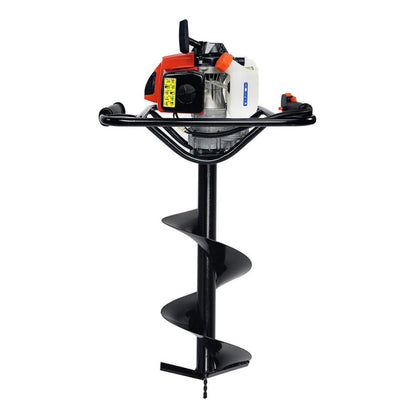 12-Inch Gasoline Powered Post Hole Digger Earth Auger Machine, 63CC