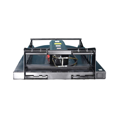 65-Inch Heavy-Duty Skid Steer Brush Cutter Attachment with Universal Quick Attach