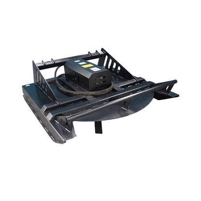 65-Inch Heavy-Duty Skid Steer Brush Cutter Attachment with Universal Quick Attach