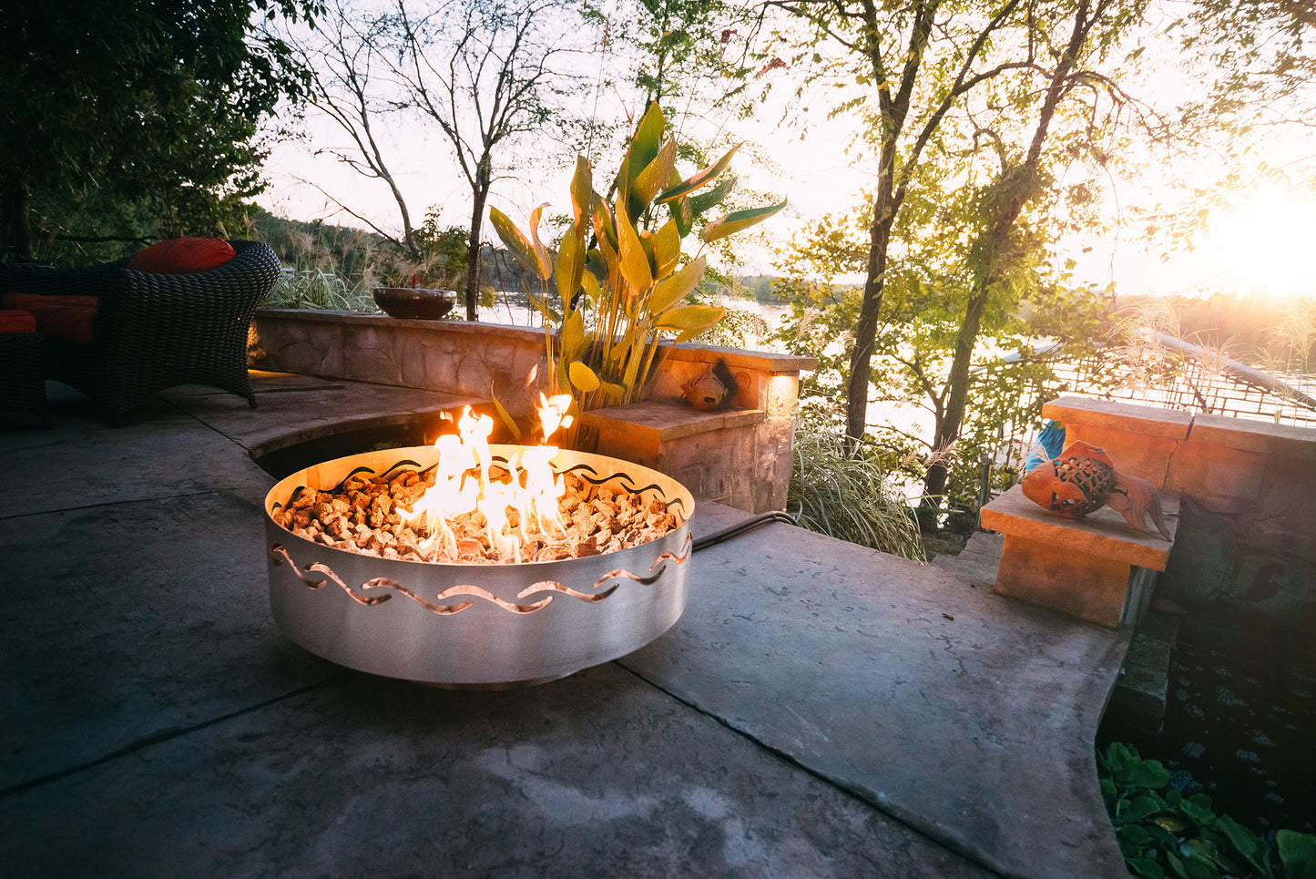 Fire Surfer - Metal Fire Pit