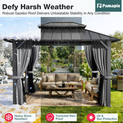 Aera Permanent 10FT x 12FT Hardtop Gazebo