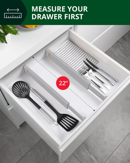 Drawer Dividers 22”, Gray