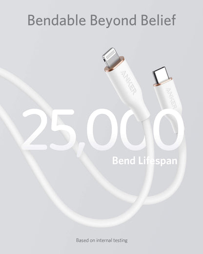 Anker 641 USB-C to Lightning Cable (Flow, Silicone)