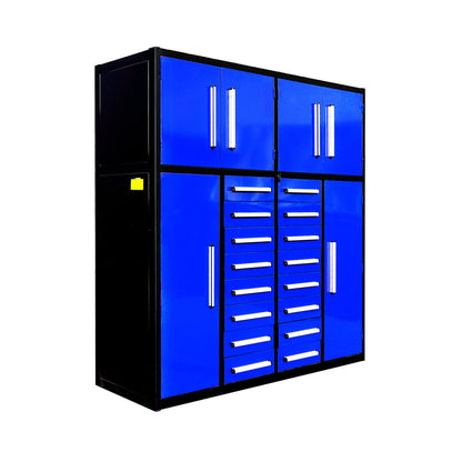 7FT Garage Storage Cabinet with 16 Drawers