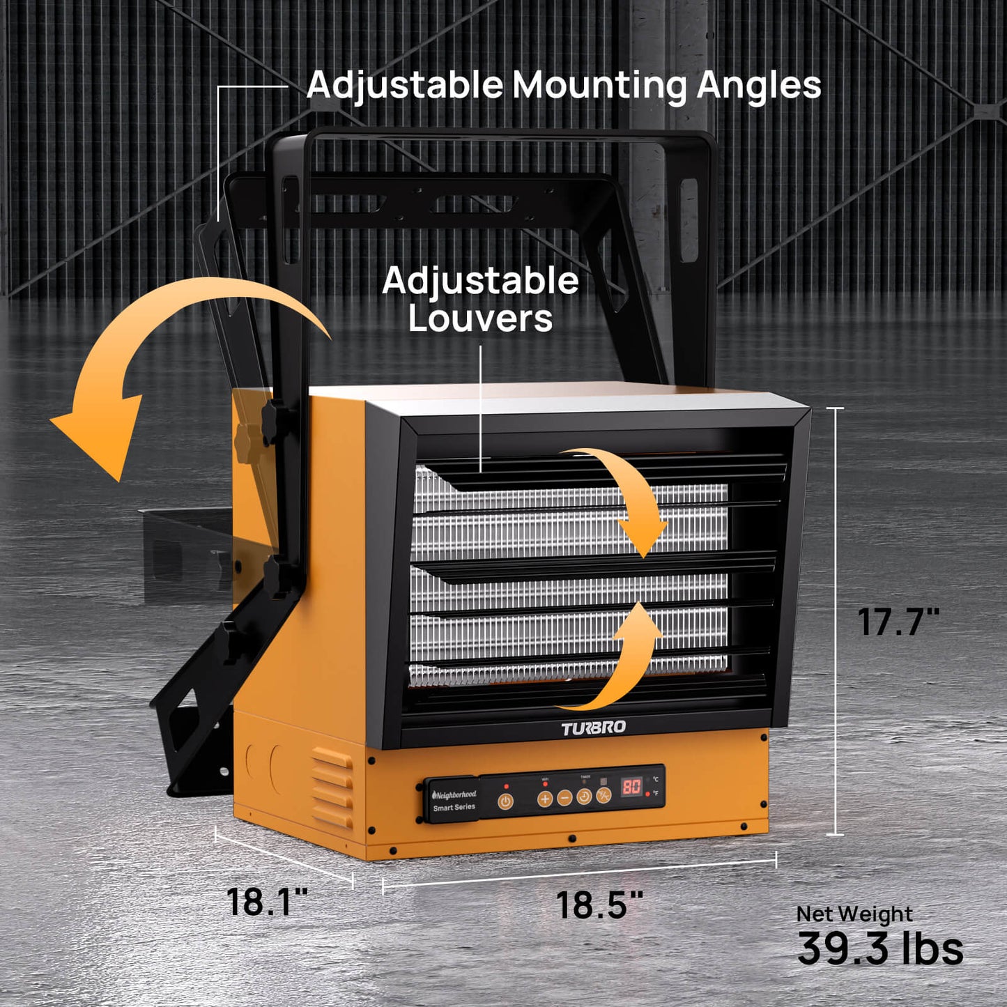 Neighborhood GH10K & GH15K Smart Garage Heater - WiFi Enabled