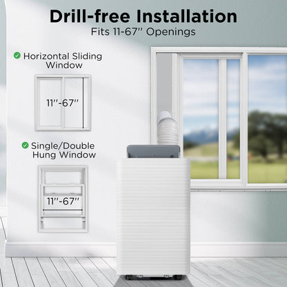 Finnmark 14,000 BTU WiFi Portable Air Conditioner