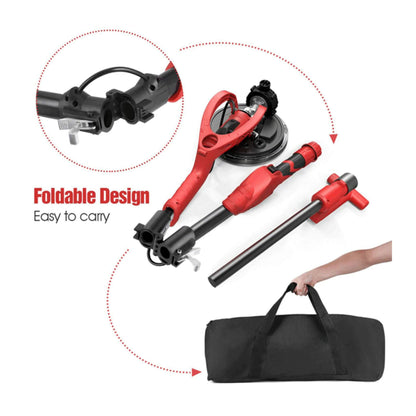 Heavy-Duty 710W Drywall Ceiling Pole Sander Vacuum Tool