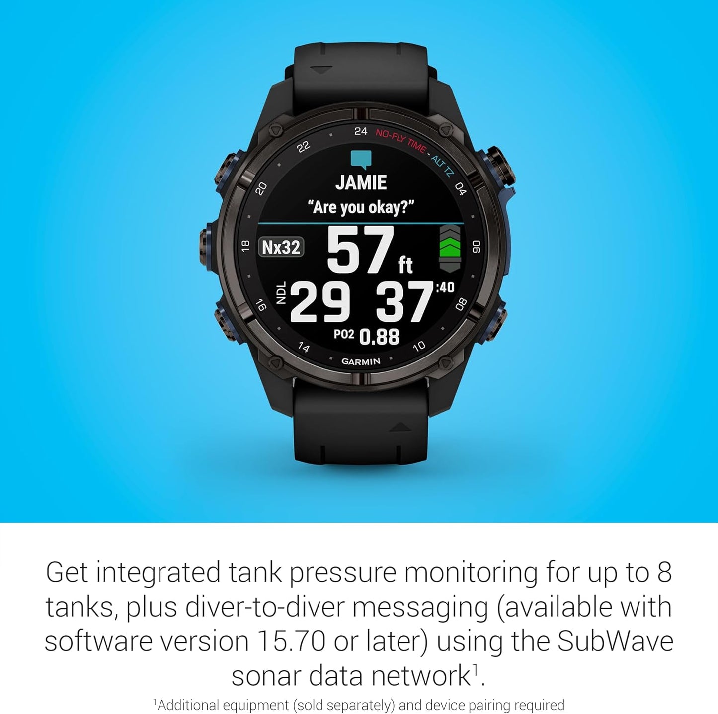 Garmin Descent Mk3i, 43mm, Carbon Gray DLC Ti/Black