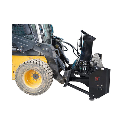 72-Inch Heavy-Duty Hydraulic Skid Steer Snow Blower Attachment