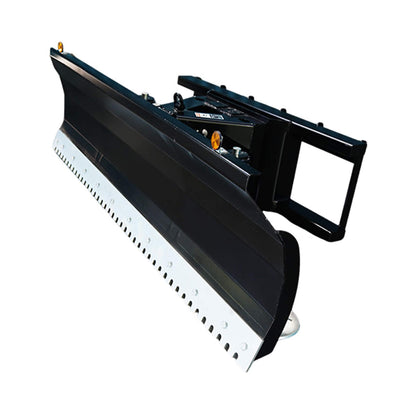 72-Inch Heavy-Duty Snow Plow Skid Steer Attachment with Dozer Blade