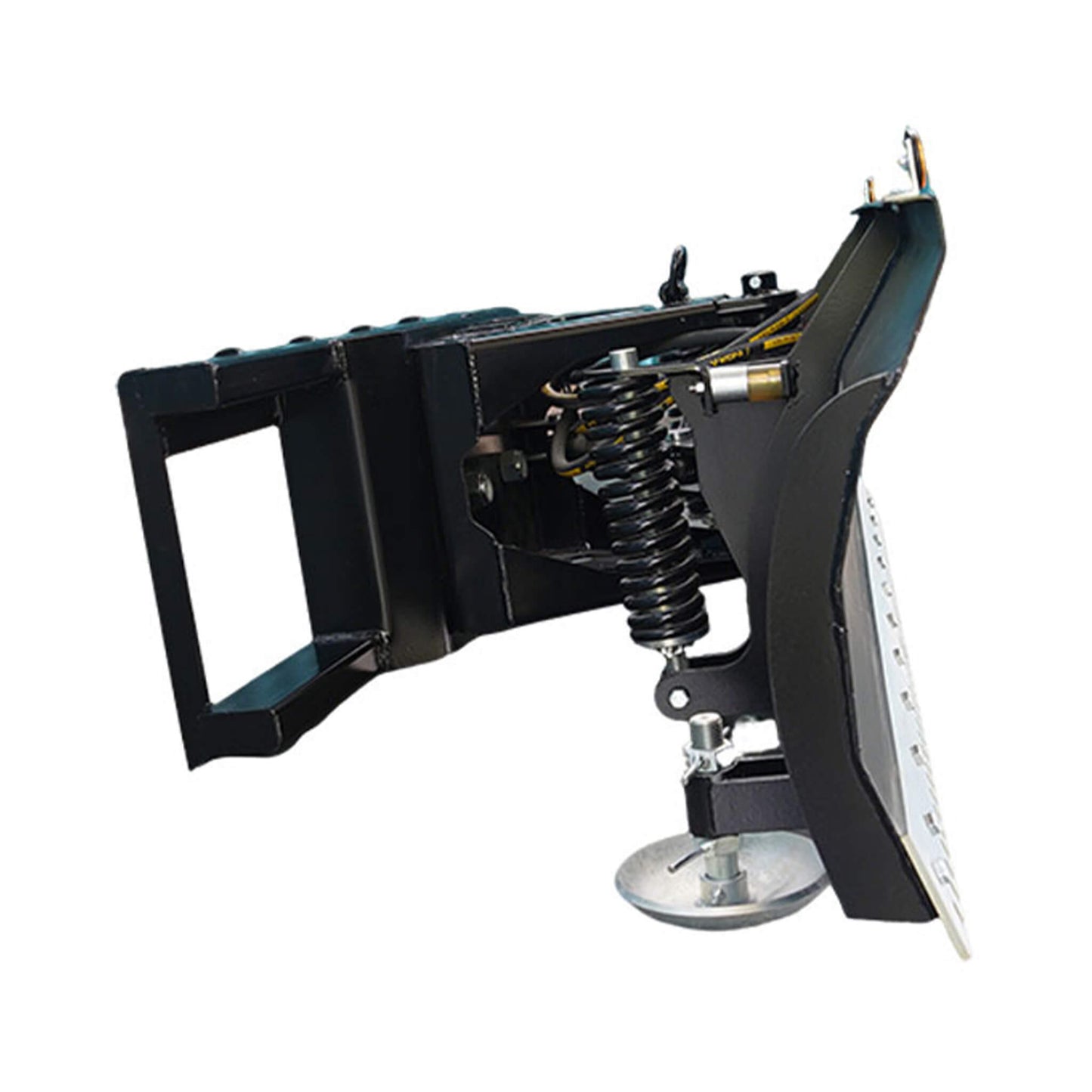 72-Inch Heavy-Duty Snow Plow Skid Steer Attachment with Dozer Blade