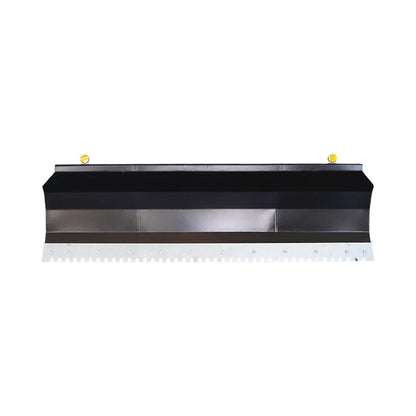 72-Inch Light-Duty Snow Plow Skid Steer Attachment with Dozer Blade and Universal Quick Attach