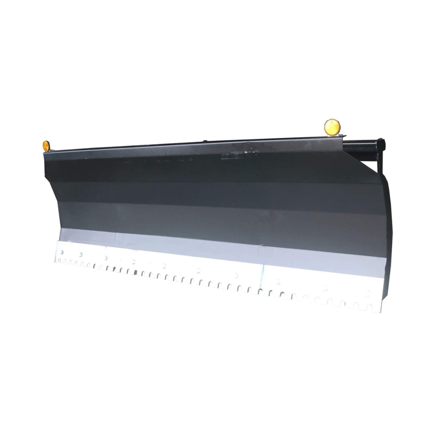72-Inch Light-Duty Snow Plow Skid Steer Attachment with Dozer Blade and Universal Quick Attach
