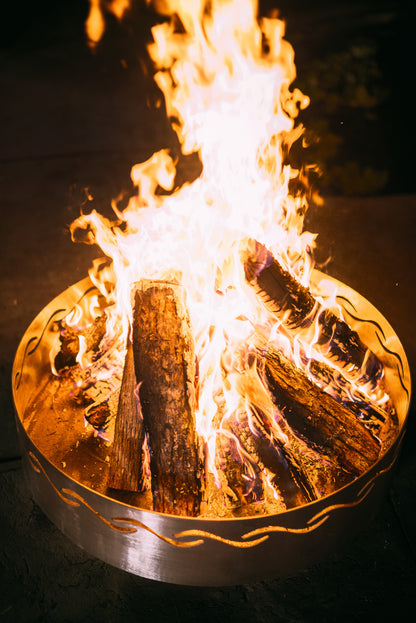 Fire Surfer - Metal Fire Pit