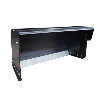 74-Inch Heavy-Duty Skid Steer Trip Edge Snow Pusher Attachment