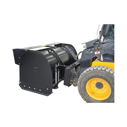 74-Inch Heavy-Duty Skid Steer Trip Edge Snow Pusher Attachment