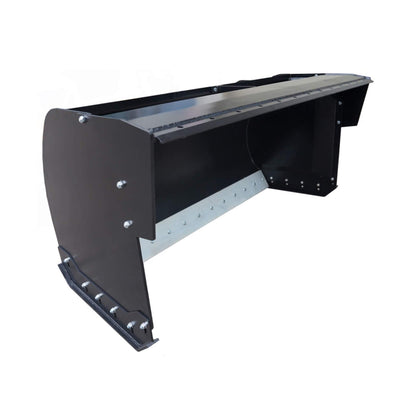 74-Inch Heavy-Duty Skid Steer Trip Edge Snow Pusher Attachment