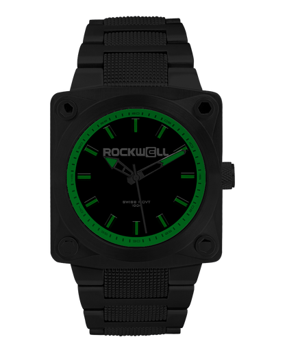 747 (Black/Green) Watch