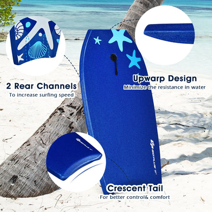 Lightweight Super Portable Surfing Bodyboard-Large