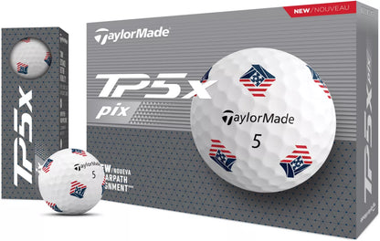 TaylorMade 2024 TP5x pix 3.0 USA Golf Balls