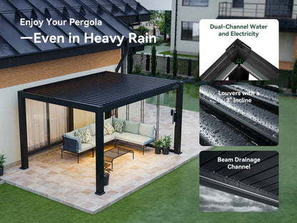 FlexPatio POWER+ and POWER+ PRO Motorized Pergolas