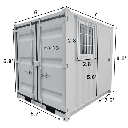 7FT Small Cubic Shipping Container
