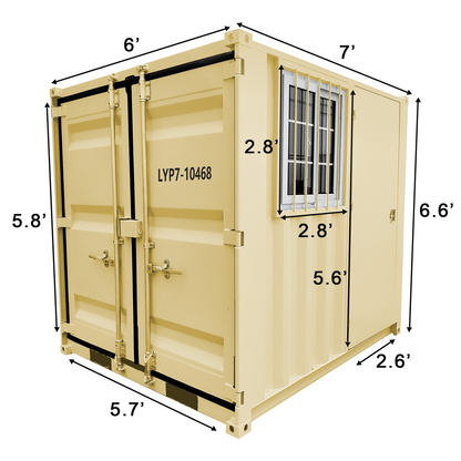 7FT Small Cubic Shipping Container
