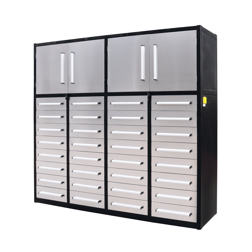 7ft Garage Storage Cabinet (32 Drawers & 2 Cabinets)