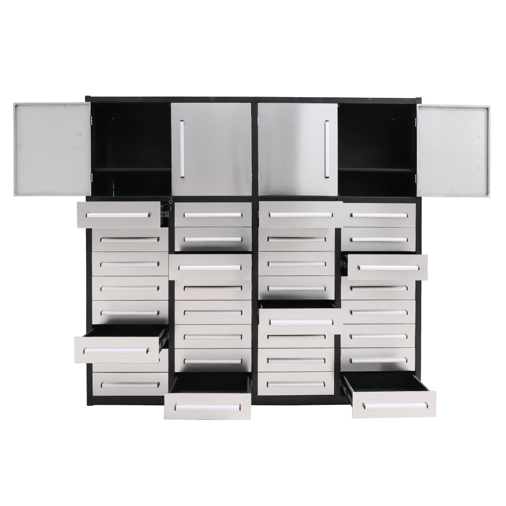 7ft Garage Storage Cabinet (32 Drawers & 2 Cabinets)