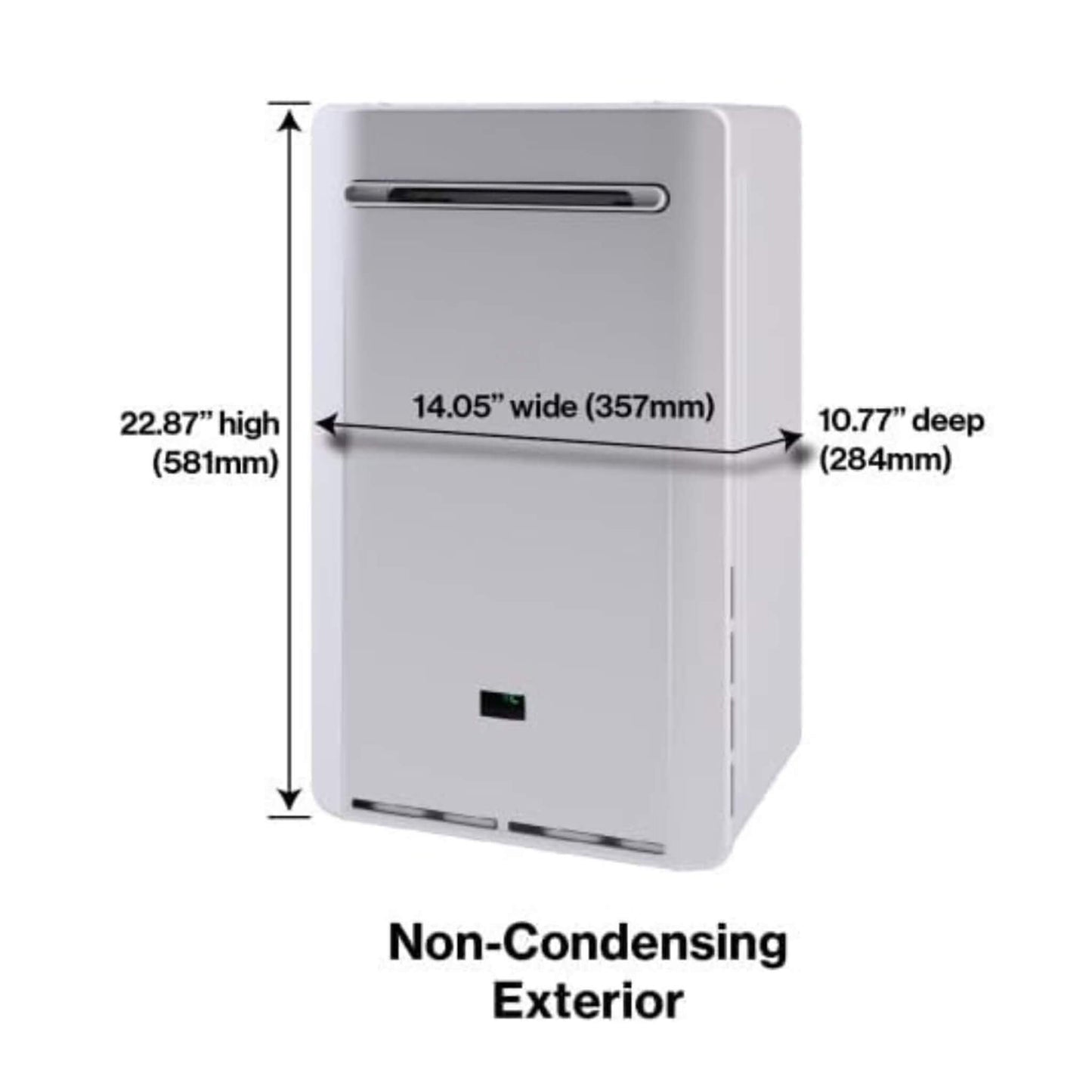 RN 8.5 GPM Indoor 180K BTU Non-Condensing Tankless Natural Gas Water Heater
