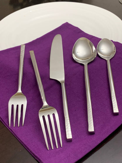 Vibhsa 20 Piece Flatware Set, Service for 4-Silver