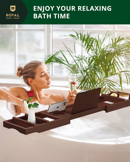 Bathtub Caddy Tray, Brown