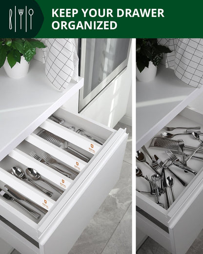 Drawer Dividers 22”, White