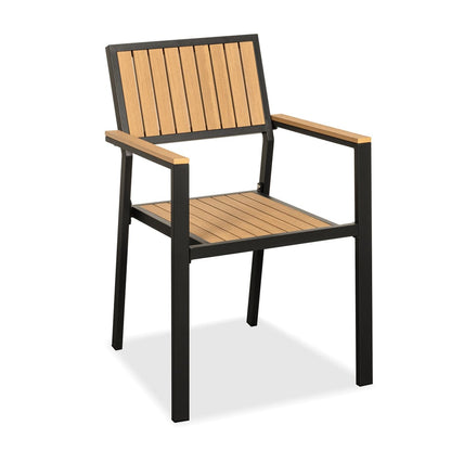 Grain Outdoor Dining Set, 8-Piece, Walnut