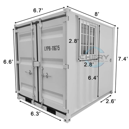 8FT Small Cubic Shipping Container