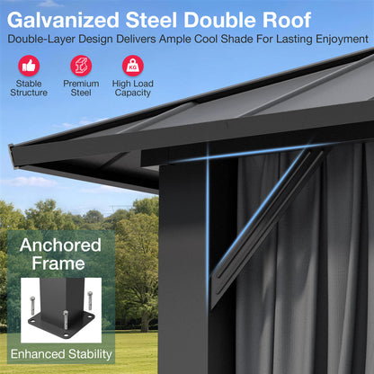 Aera Permanent 10FT x 12FT Hardtop Gazebo